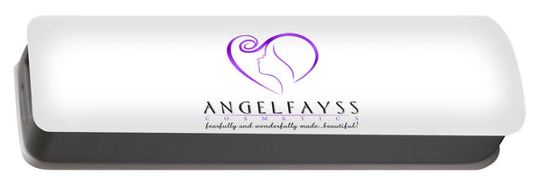 Purple & White AngelFayss - Portable Battery Charger