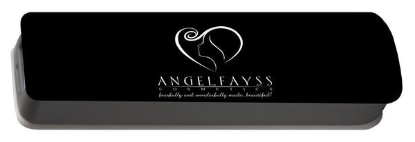 White & Black AngelFayss Portable Battery Charger