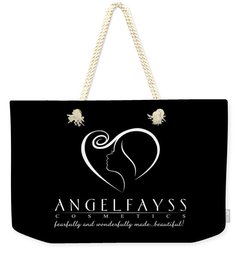 White & Black AngelFayss Weekender Tote Bag