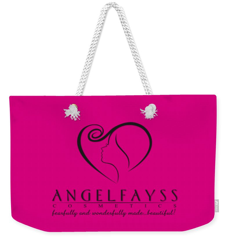 Black & Pink AngelFayss Weekender Tote Bag