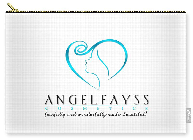 Blue & White AngelFayss Carry-All Pouch