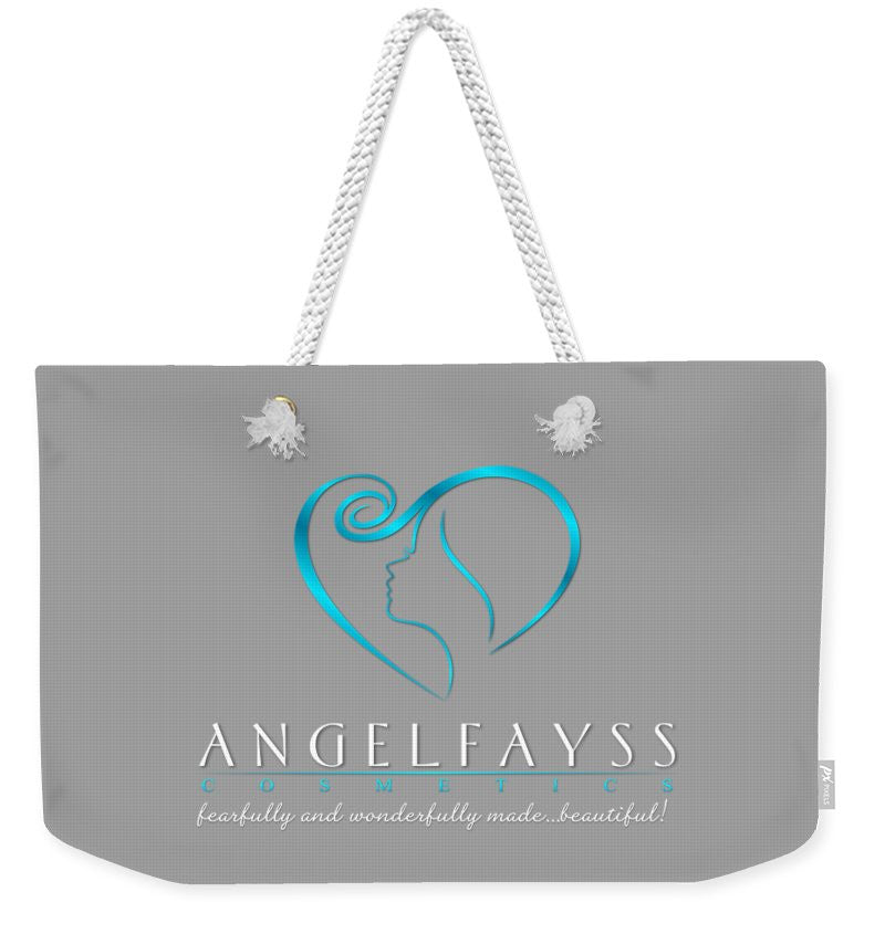 Blue & Grey AngelFayss Weekender Tote Bag