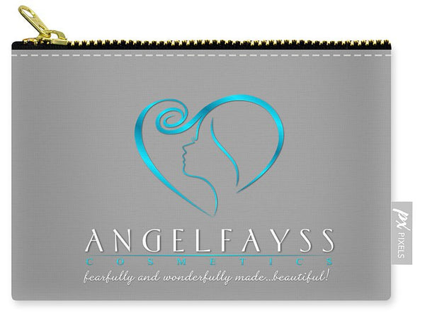 Blue & Grey AngelFayss Carry-All Pouch