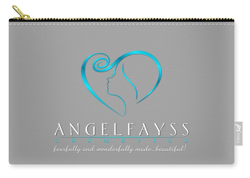 Blue & Grey AngelFayss Carry-All Pouch