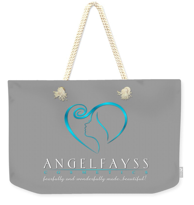 Blue & Grey AngelFayss Weekender Tote Bag
