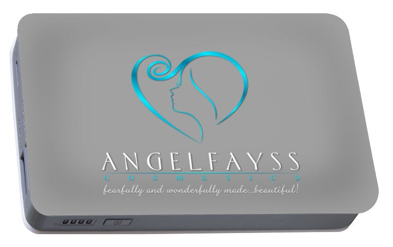 Blue & Grey AngelFayss Portable Battery Charger