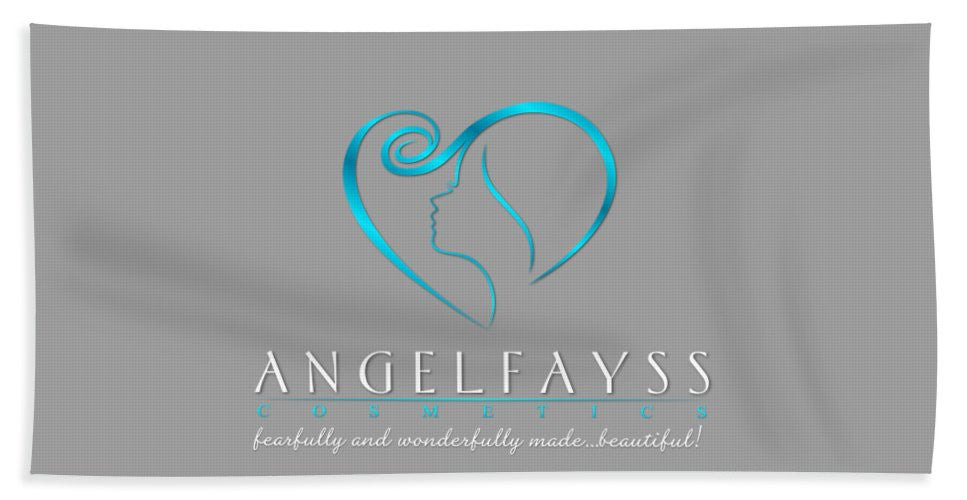 Blue & Grey AngelFayss Beach Towel