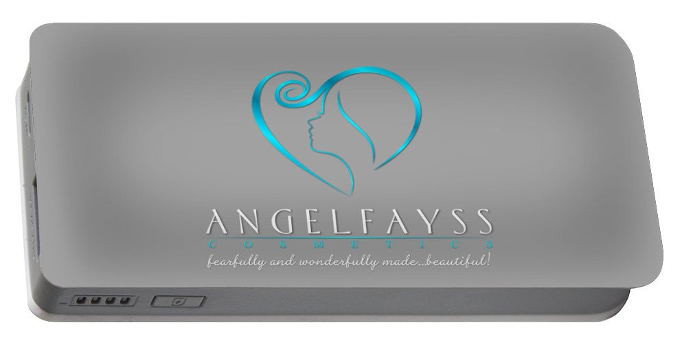 Blue & Grey AngelFayss Portable Battery Charger