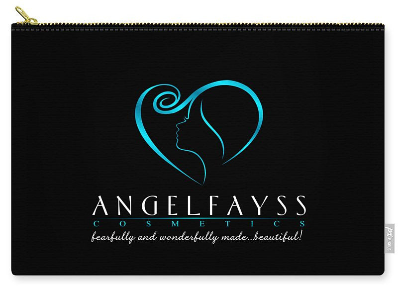 Blue & Black AngelFayss Carry-All Pouch