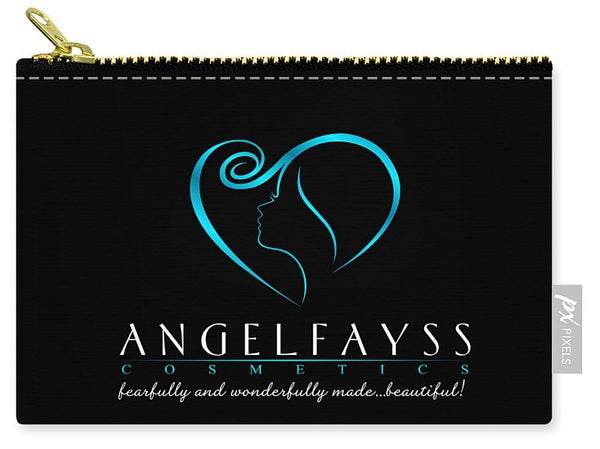 Blue & Black AngelFayss Carry-All Pouch