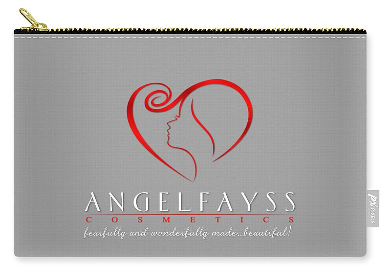 Red & Grey AngelFayss Carry-All Pouch
