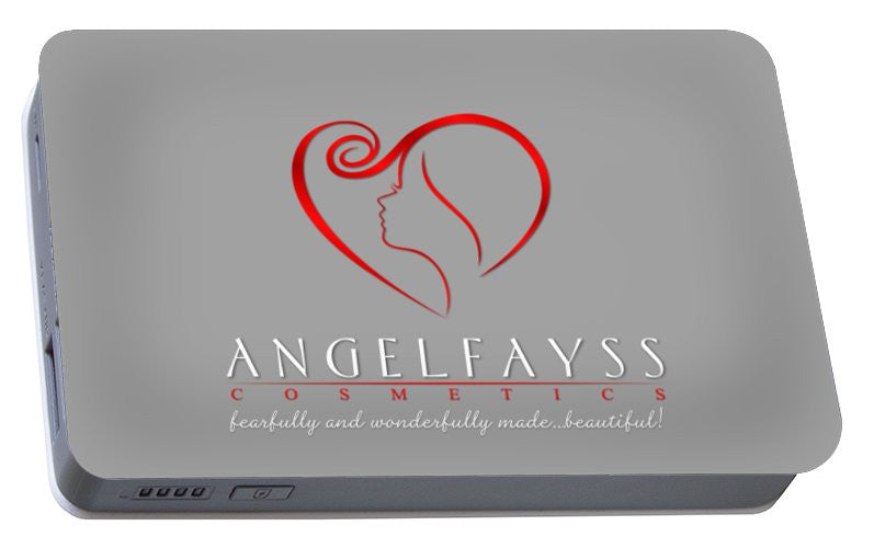 Red & Grey AngelFayss Portable Battery Charger