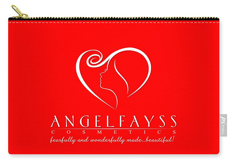 White & Red AngelFayss Carry-All Pouch