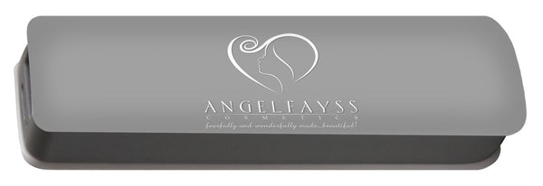 White & Grey AngelFayss Portable Battery Charger