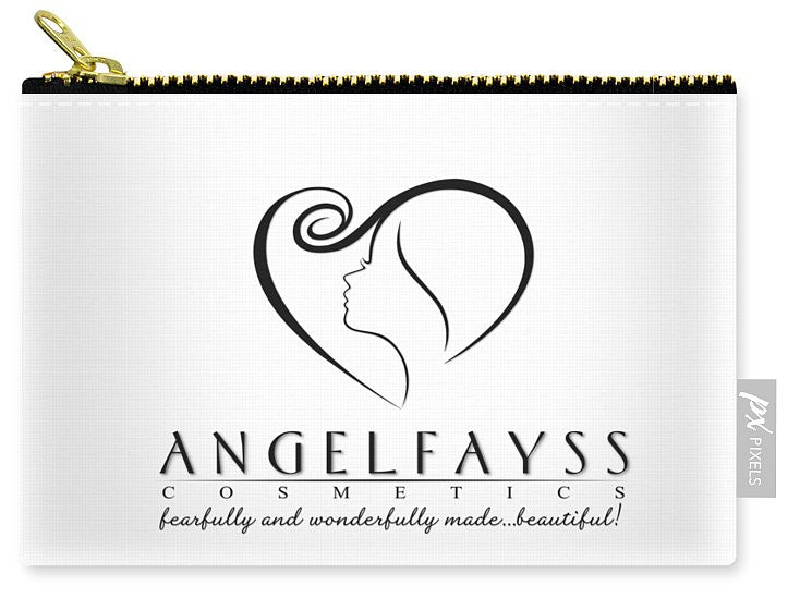 Black & White AngelFayss Carry-All Pouch