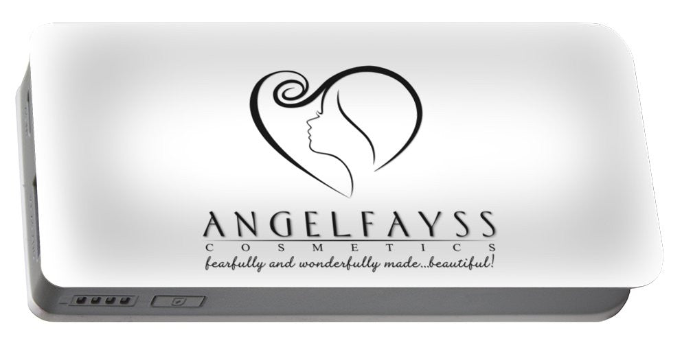 Black & White AngelFayss Portable Battery Charger
