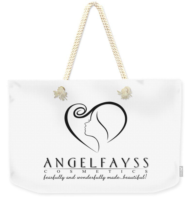 Black & White AngelFayss Weekender Tote Bag