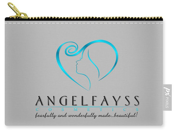 Blue, Black & Grey AngelFayss Carry-All Pouch