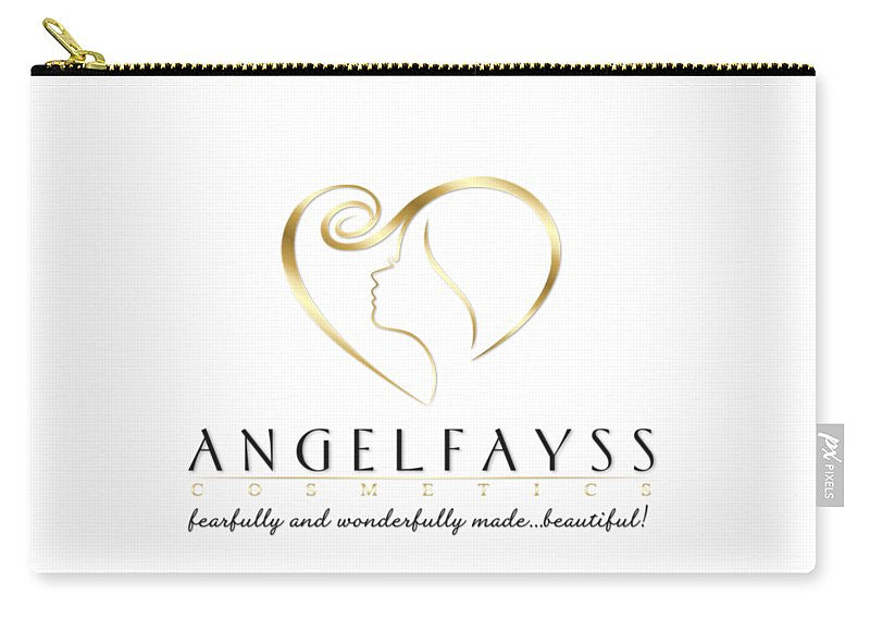 Gold & White AngelFayss Carry-All Pouch