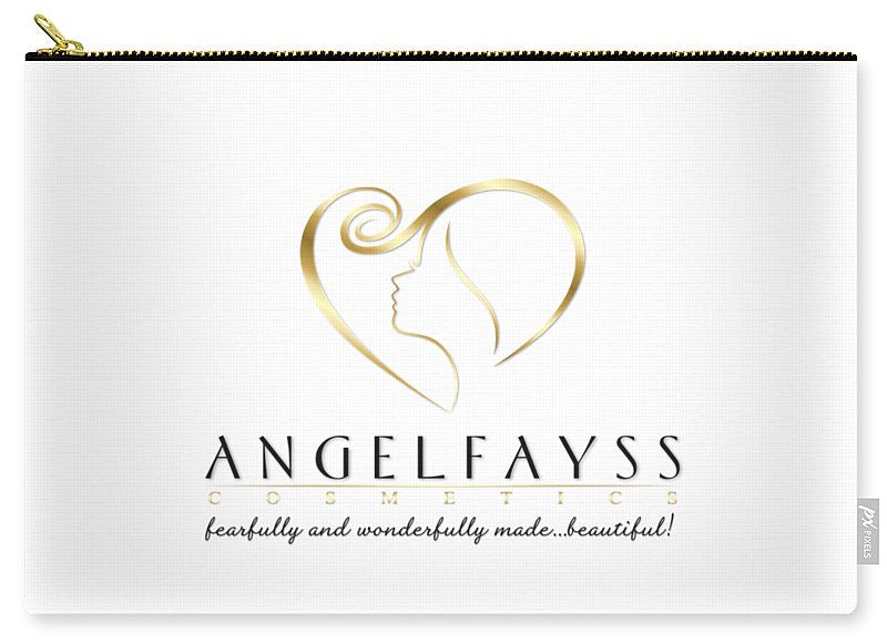 Gold & White AngelFayss Carry-All Pouch