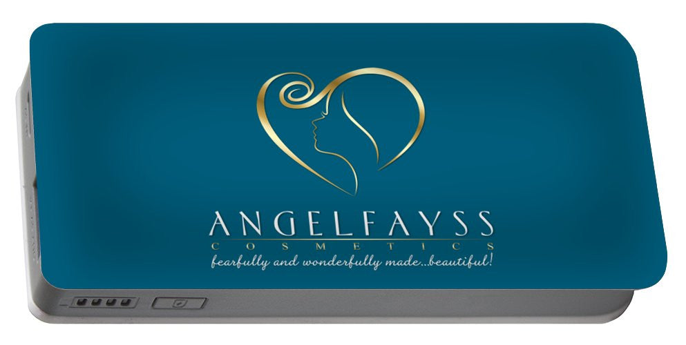 Gold & Aqua AngelFayss Portable Battery Charger