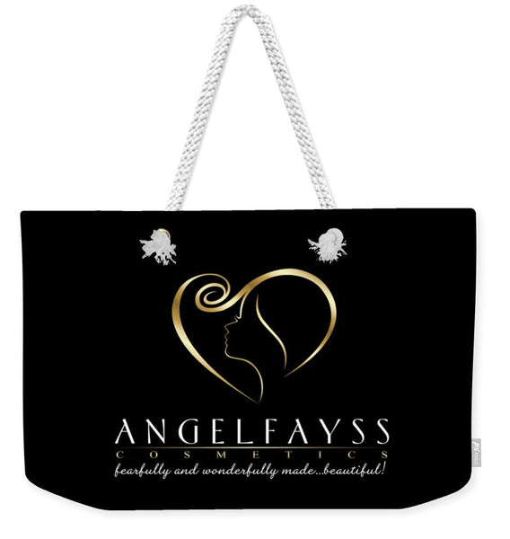 Gold & Black AngelFayss Weekender Tote Bag
