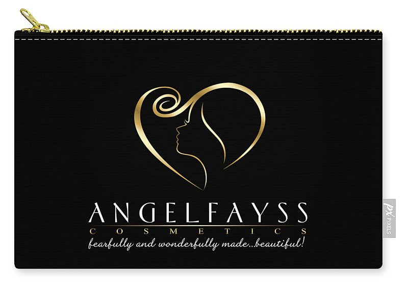 Gold & Black AngelFayss Carry-All Pouch