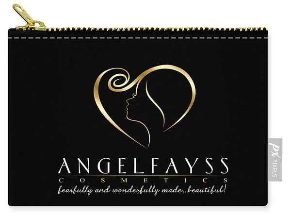 Gold & Black AngelFayss Carry-All Pouch