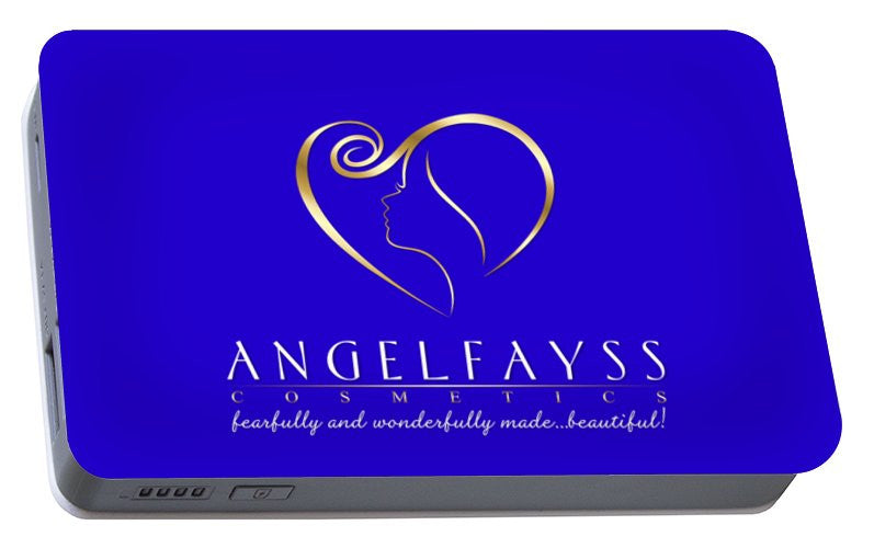 Gold & Blue AngelFayss Portable Battery Charger