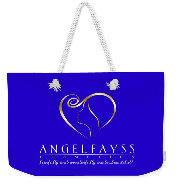 Gold & Blue AngelFayss Weekender Tote Bag