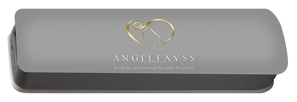 Gold & Grey AngelFayss Portable Battery Charger