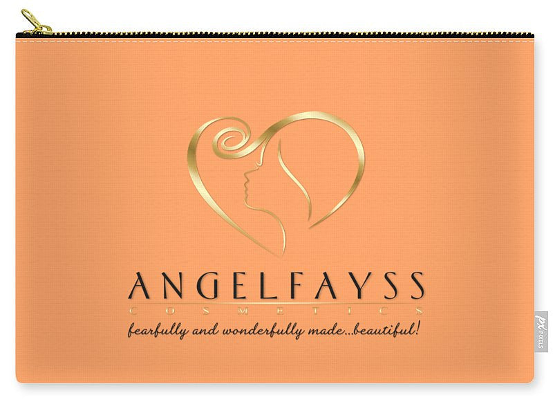 Gold, Black & Peach AngelFayss Carry-All Pouch