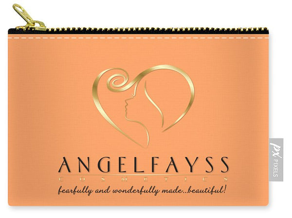 Gold, Black & Peach AngelFayss Carry-All Pouch