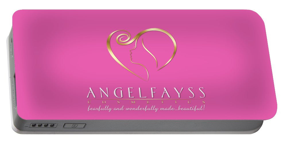 Gold & Light Pink AngelFayss Portable Battery Charger