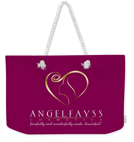 Gold & Magenta AngelFayss Weekender Tote Bag