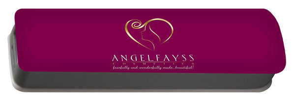 Gold & Magenta AngelFayss Portable Battery Charger