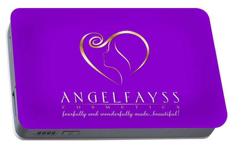 Gold & Purple AngelFayss Portable Battery Charger