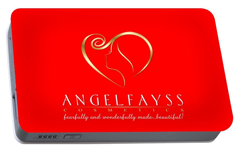Gold & Red AngelFayss Portable Battery Charger