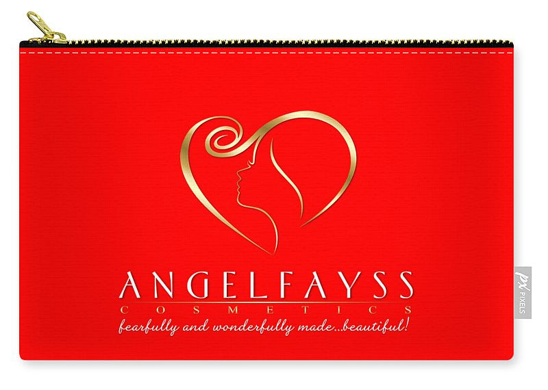 Gold & Red AngelFayss Carry-All Pouch