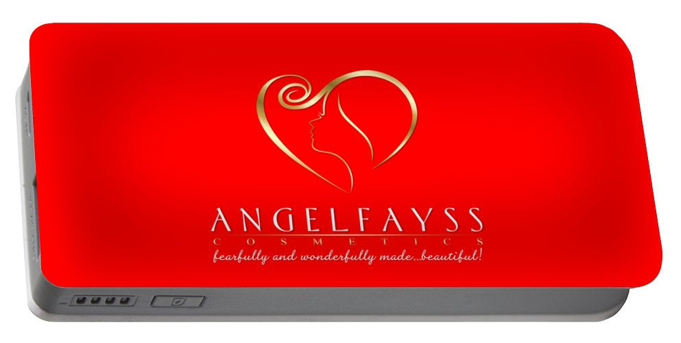 Gold & Red AngelFayss Portable Battery Charger