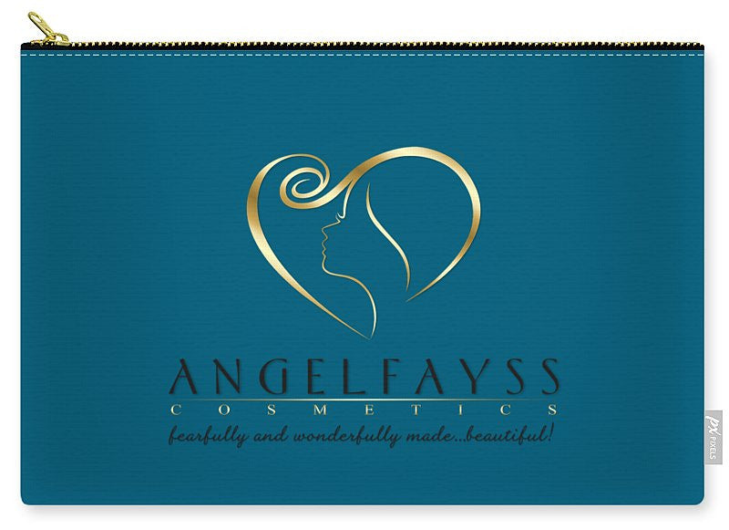 Gold, Black & Aqua AngelFayss Carry-All Pouch
