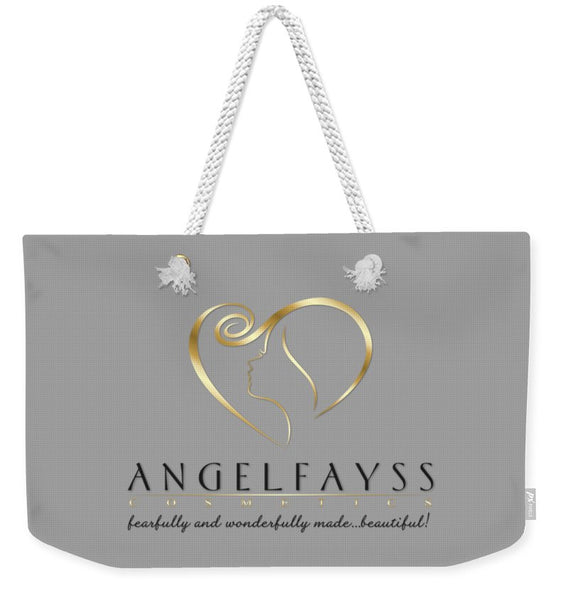 Gold, Black & Grey AngelFayss Weekender Tote Bag