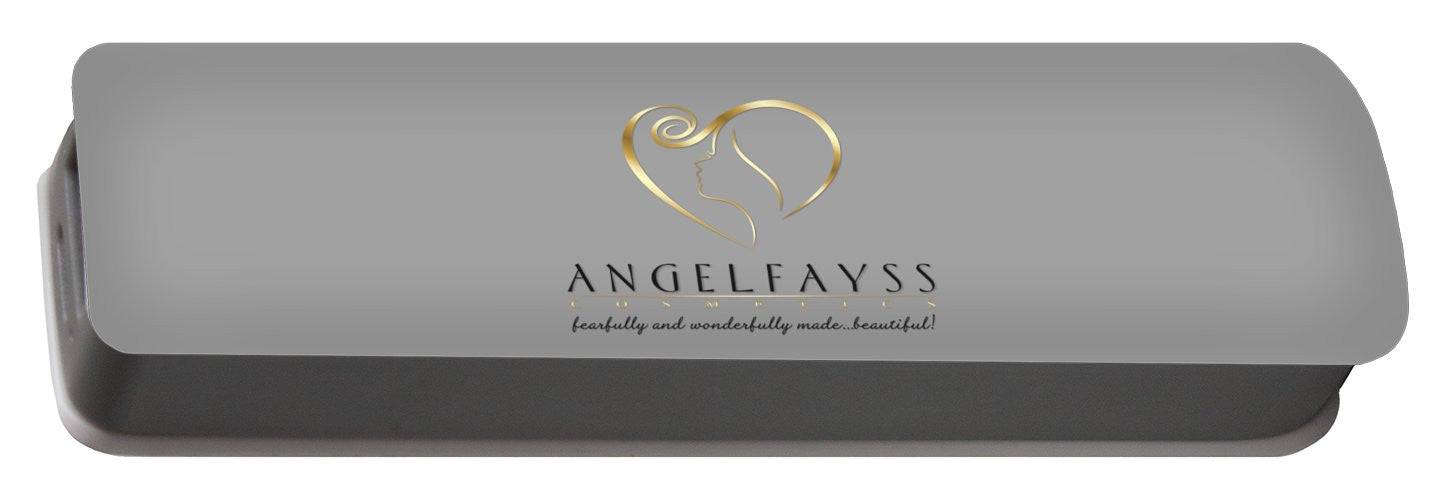 Gold, Black & Grey AngelFayss Portable Battery Charger