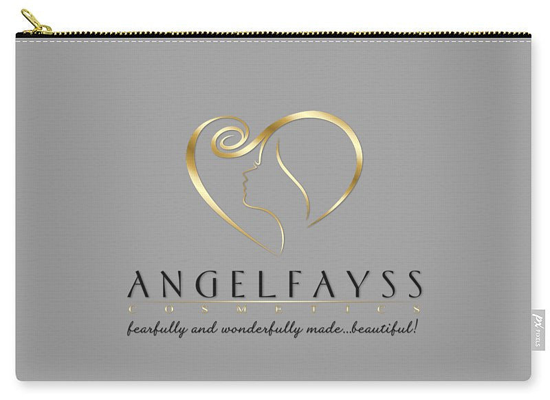 Gold, Black & Grey AngelFayss Carry-All Pouch