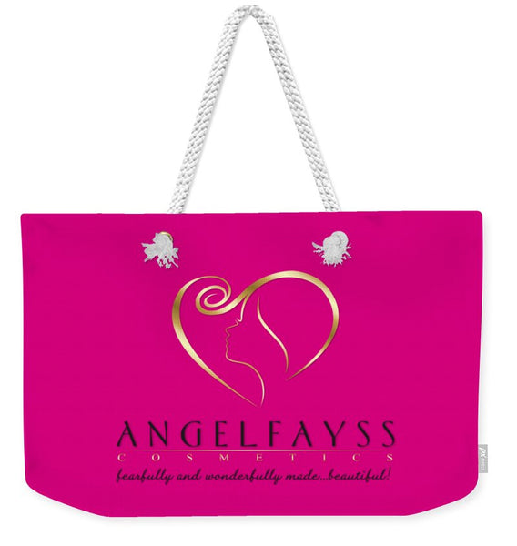 Gold, Black & Pink AngelFayss Weekender Tote Bag