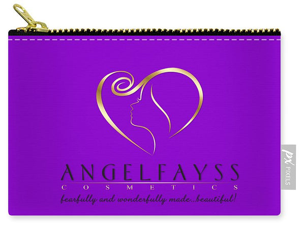 Gold, Black & Purple AngelFayss Carry-All Pouch
