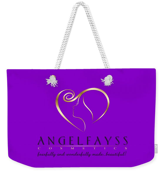 Gold, Black & Purple AngelFayss Weekender Tote Bag