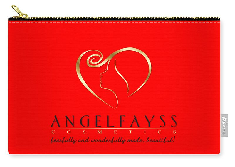 Gold, Black & Red AngelFayss Carry-All Pouch