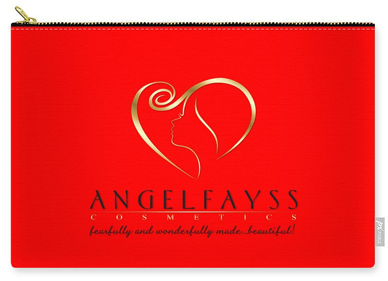 Gold, Black & Red AngelFayss Carry-All Pouch