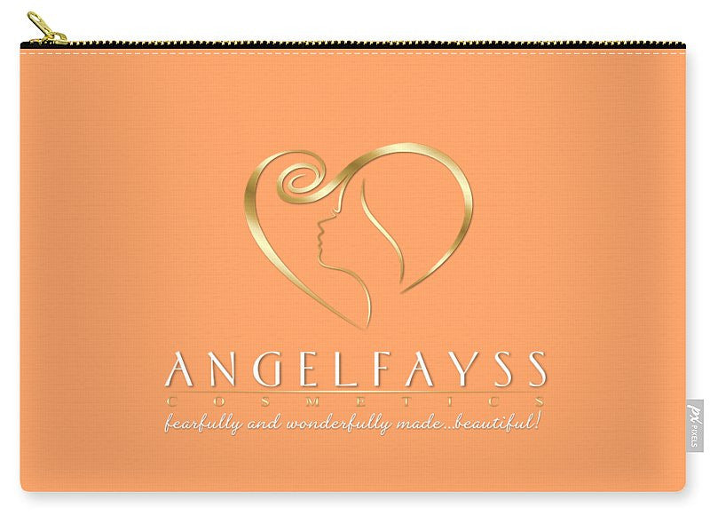 Gold, White & Peach AngelFayss Carry-All Pouch